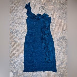 One shoulder mini dress